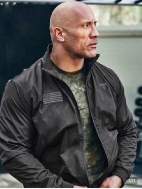 Like New - USA Veterans Special Edition Under Armour The Rock Bomber Jacket sz L
